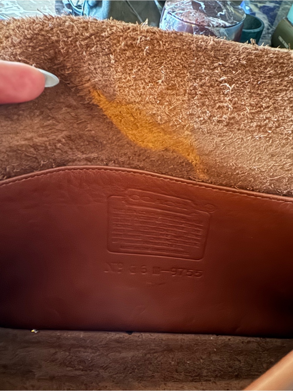 Vintage Coach City Bag Cognac Glove-Tanned Leather Crossbody USA Turnlock Purse - Picture 5 of 5